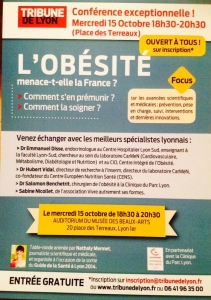 Affiche débat Obésité - 15-10-14